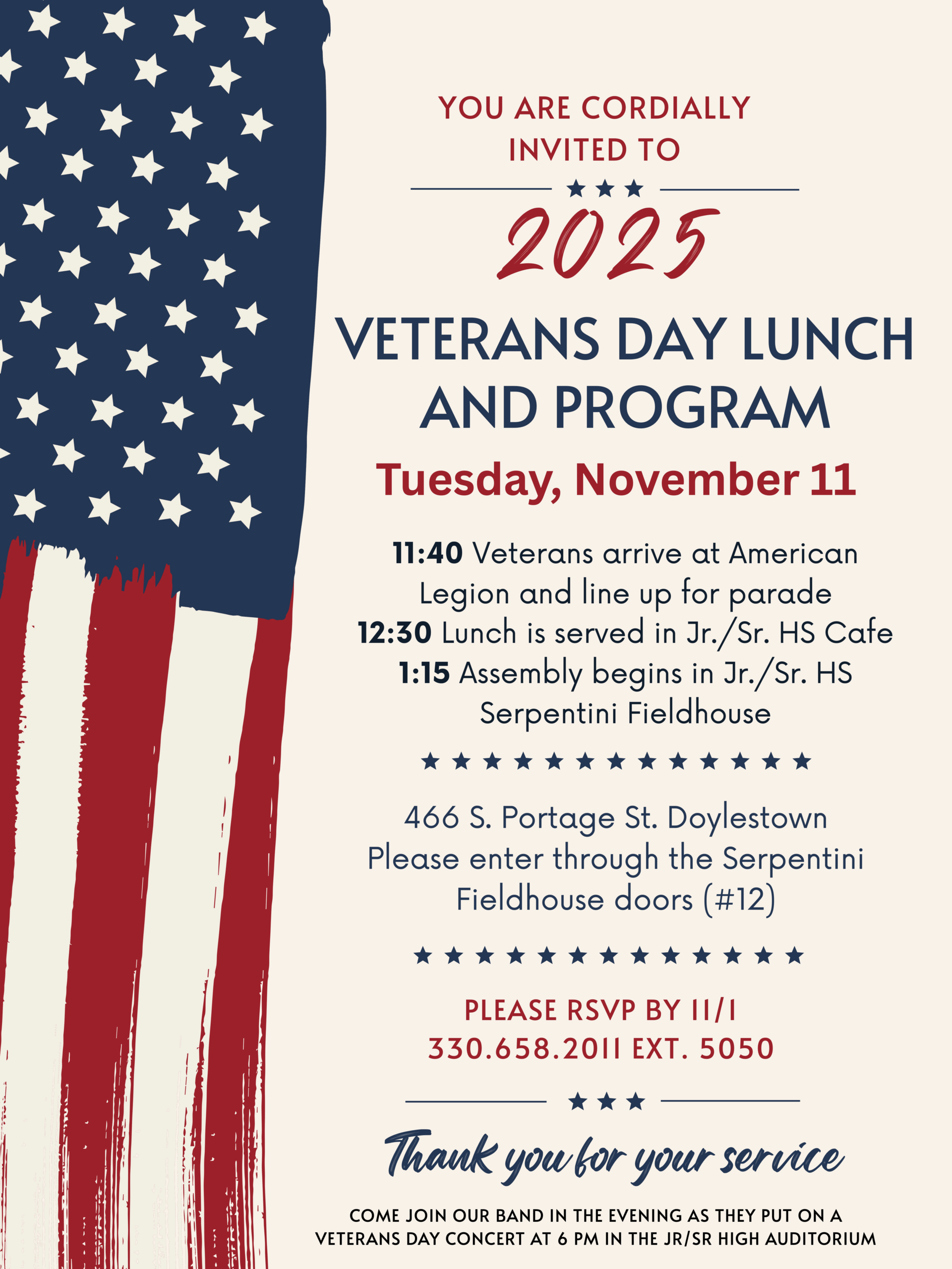 Veterans Day Lunch and Program Honors Local Heroes 🇺🇸✨