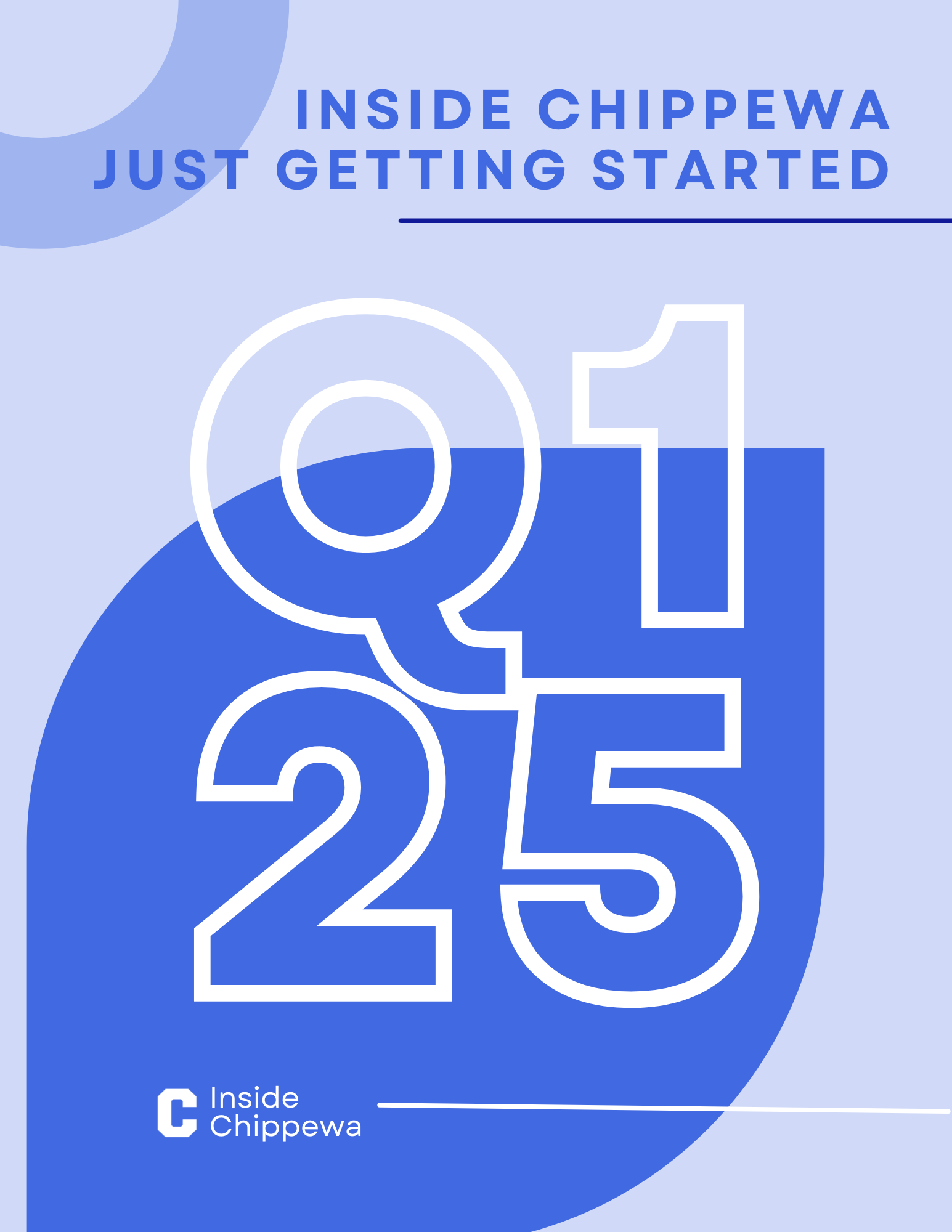 Inside Chippewa Q1 — Just Getting Started 🧱💙