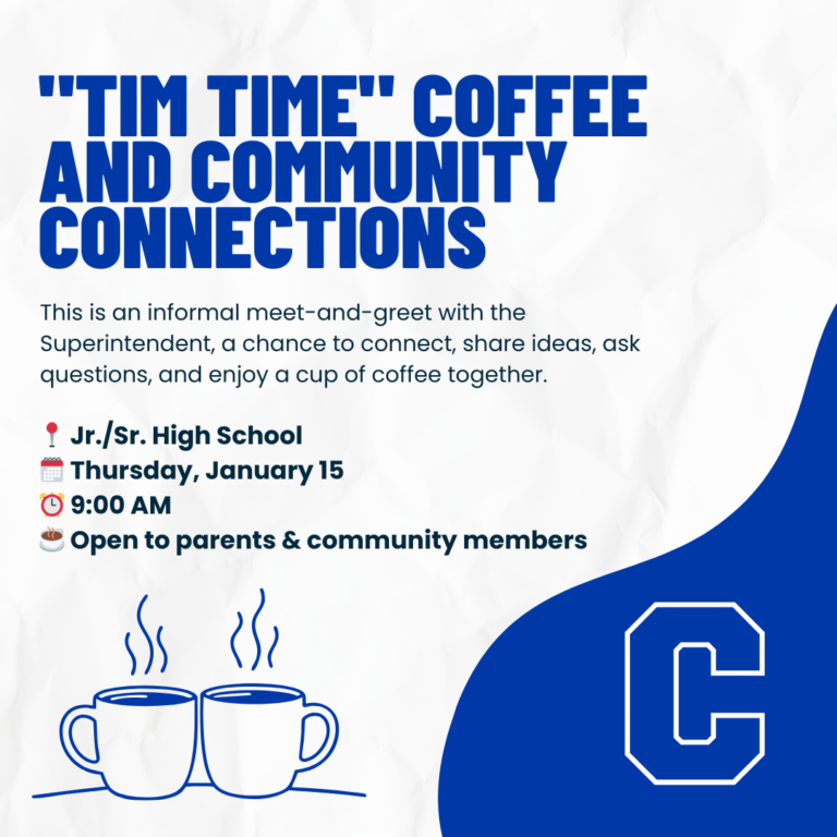 “Tim Time” Coffee & Community Connections ☕💬