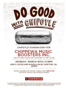 Support the Arts at Chipotle Dine to Donate 🌯🎵
