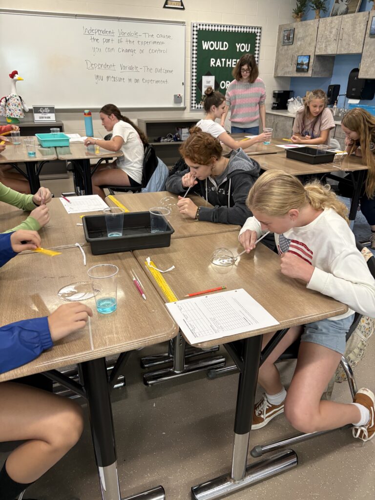 Chippewa 8th Graders Test the Science of Bubbles 🧪🫧